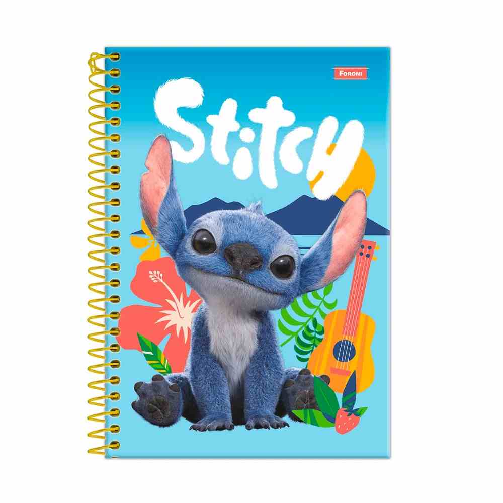 CADERNO ESPIRAL 1/4 STITCH C.D.